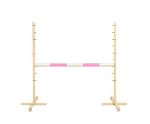 Belka do przeszkody do skakania na Hobby Horse - jasny róż - 120 cm