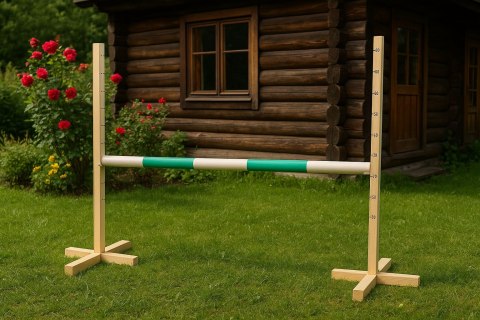 Belka do przeszkody do skakania na Hobby Horse - miętowa - 120 cm