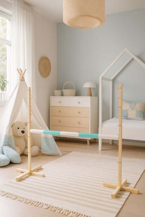 Belka do przeszkody do skakania na Hobby Horse - miętowa - 120 cm