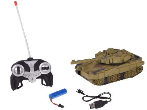 Czołg RC na Pilota Obracana Wieżyczka Światła Realistyczne dźwięki RC0728 Czołg RC na Pilota Obracana Wieżyczka Światła Realistyczne dźwięki RC0728