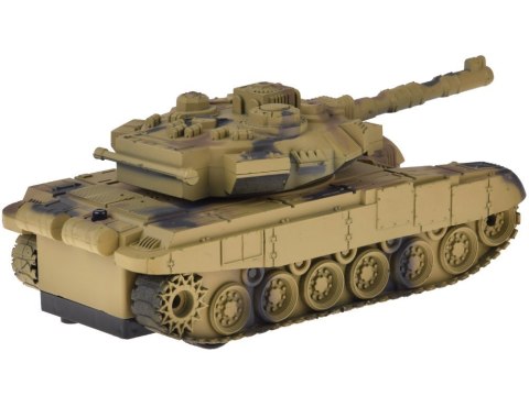 Czołg RC na Pilota Obracana Wieżyczka Światła Realistyczne dźwięki RC0728 Czołg RC na Pilota Obracana Wieżyczka Światła Realistyczne dźwięki RC0728