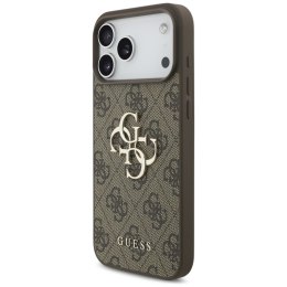 Guess 4G Big Logo - Etui iPhone 17 Pro Max (brązowy)