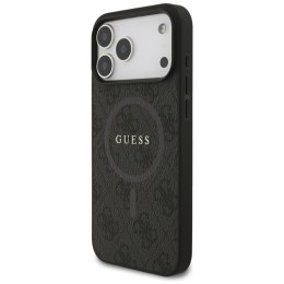 Guess 4G Ring Classic Logo MagSafe - Etui iPhone 17 Pro Max (czarny)