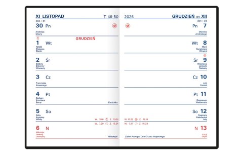 Kalendarz TIK IMPRESS kieszonkowy K1 2025 TELEGRAPH Kalendarz TIK IMPRESS kieszonkowy K1 2025 TELEGRAPH