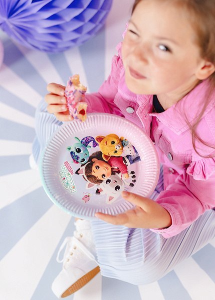 Talerzyki Koci Domek Gabi mix 23 cm 6 szt Talerzyki Koci Domek Gabi mix 23 cm 6 szt