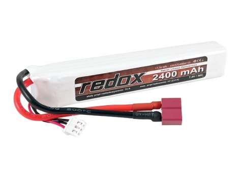 Akumulator Redox ASG 2400 mAh 7,4V 30C (scalony) - pakiet LiPo Akumulator Redox ASG 2400 mAh 7,4V 30C (scalony) - pakiet LiPo