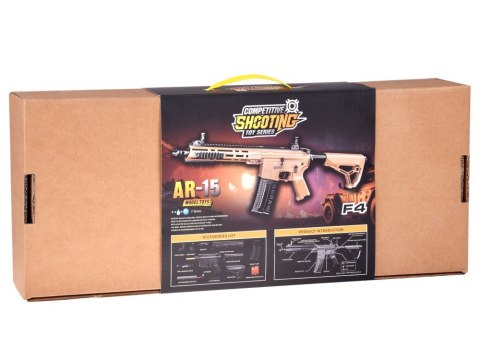 Automatyczny Karabin maszynowy Zabawka F4 Strzela Kulkami Żelowymi ZA5893