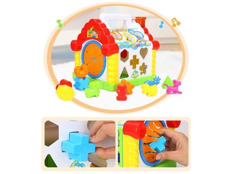 Edukacyjny INTERAKTYWNY MULTIDOMEK dźwięk ZA0024