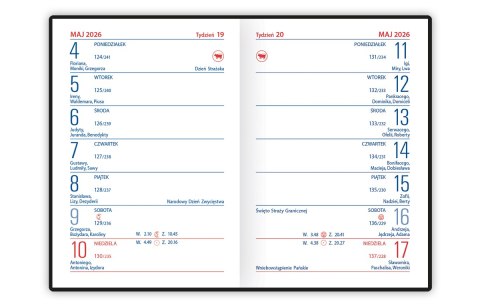 Kalendarz EKO kieszonkowy K2 72 x 104 mm TELEGRAPH