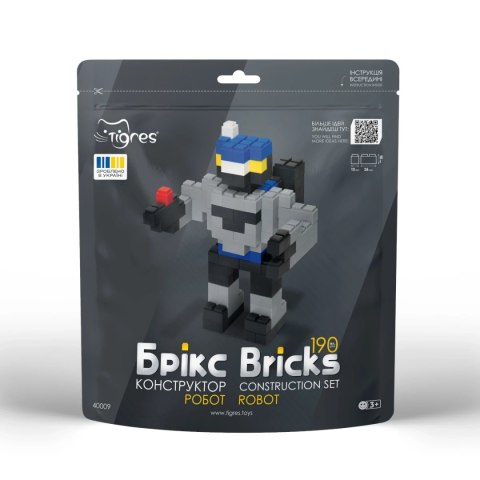 Klocki konstrukcyjne Bricks - Robot - 190 el. Klocki konstrukcyjne Bricks - Robot - 190 el.