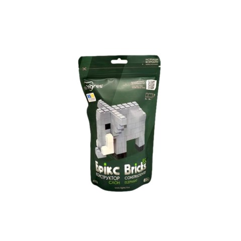 Klocki konstrukcyjne Bricks - Słoń - 85 el. Klocki konstrukcyjne Bricks - Słoń - 85 el.