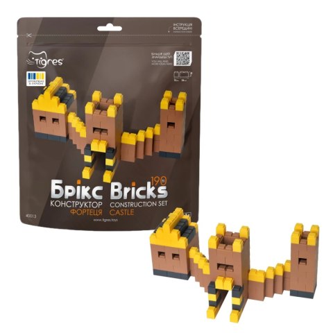 Klocki konstrukcyjne Bricks - Zamek - 190 el. Klocki konstrukcyjne Bricks - Zamek - 190 el.