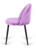 Krzesło tapicerowane GLORIA VIOLET VELVET OUTLET Krzesło tapicerowane GLORIA VIOLET VELVET OUTLET