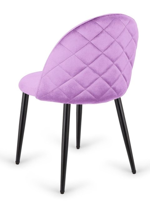 Krzesło tapicerowane GLORIA VIOLET VELVET OUTLET Krzesło tapicerowane GLORIA VIOLET VELVET OUTLET