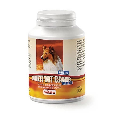 Mikita Multi Vit Canis MAXI 100 Tabletek Mikita Multi Vit Canis MAXI 100 Tabletek