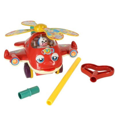 Pchacz na kiju samolot helikopter z dźwiękiem Pchacz na kiju samolot helikopter z dźwiękiem