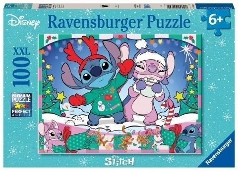 Puzzle 100 Disney Stitch Święta Puzzle 100 Disney Stitch Święta
