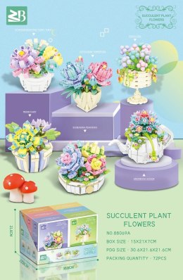 Zestaw Klocków Kwiaty 253el.