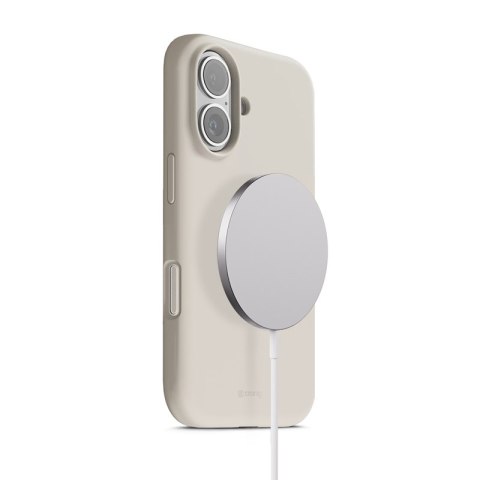 Crong Color Cover Magnetic - Etui MagSafe iPhone 17 (kamienny beż)