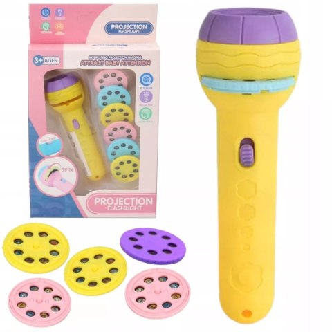 Grający projektor do rysowania z latarką - zestaw do malowania z obrazkami Grający projektor do rysowania z latarką - zestaw do malowania z obrazkami