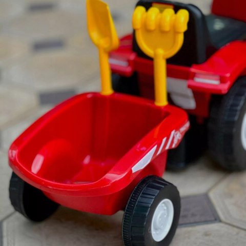 Jeżdzik traktor z przyczepą dla dzieci dźwięki Z220C Jeżdzik traktor z przyczepą dla dzieci dźwięki Z220C