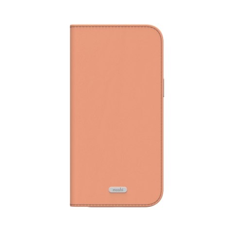Moshi Overture MagSafe - Skórzane etui 3w1 z klapką iPhone 17 Pro Max (Misty Coral)