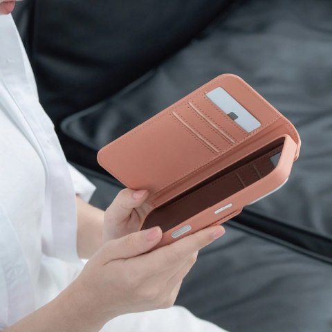Moshi Overture MagSafe - Skórzane etui 3w1 z klapką iPhone 17 Pro (Misty Coral) Moshi Overture MagSafe - Skórzane etui 3w1 z klapką iPhone 17 Pro (Misty Coral)