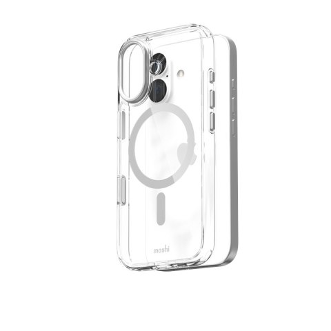 Moshi iGlaze MagSafe - Etui iPhone 17 (Luna Silver) Moshi iGlaze MagSafe - Etui iPhone 17 (Luna Silver)