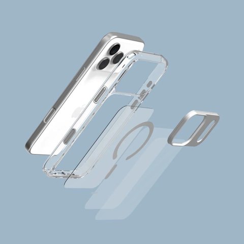 Moshi iGlaze MagSafe - Etui iPhone Air (Luna Silver) Moshi iGlaze MagSafe - Etui iPhone Air (Luna Silver)