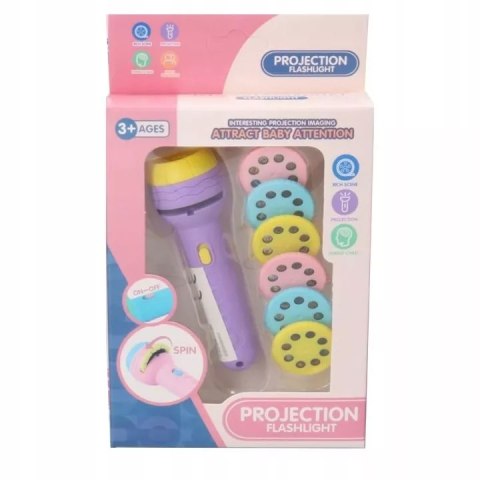 Projektor do rysowania z latarką - zestaw do malowania z obrazkami 888-7606 Projektor do rysowania z latarką - zestaw do malowania z obrazkami 888-7606