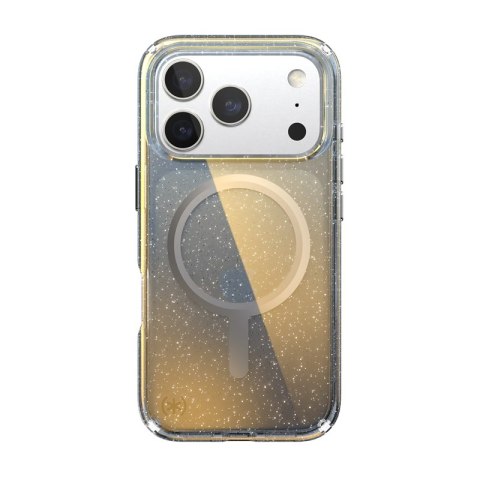 Speck Presidio Lux MagSafe - Etui iPhone 17 Pro (Hyper Mirror Glitter / Silver Metallic)
