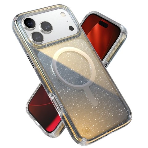 Speck Presidio Lux MagSafe - Etui iPhone 17 Pro Max (Hyper Mirror Glitter / Silver Metallic) Speck Presidio Lux MagSafe - Etui iPhone 17 Pro Max (Hyper Mirror Glitter / Silver Metallic)