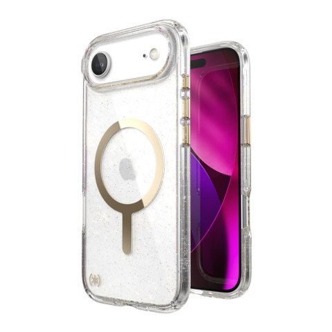 Speck Presidio Lux MagSafe - Etui iPhone Air (Glitter / Gold Metallic) Speck Presidio Lux MagSafe - Etui iPhone Air (Glitter / Gold Metallic)