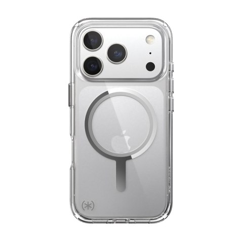 Speck Presidio Perfect Clear MagSafe - Etui iPhone 17 Pro (Clear / Silver) Speck Presidio Perfect Clear MagSafe - Etui iPhone 17 Pro (Clear / Silver)