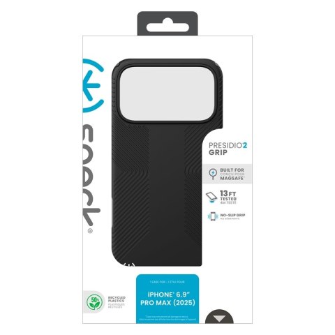 Speck Presidio2 Grip MagSafe - Etui iPhone 17 Pro Max (Black / Slate Grey / White) Speck Presidio2 Grip MagSafe - Etui iPhone 17 Pro Max (Black / Slate Grey / White)