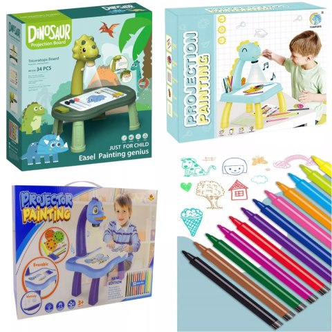 Zestaw 3 projektorów dinozaury dinozaur Zestaw 3 projektorów dinozaury dinozaur