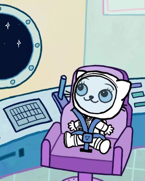 Zestaw kreatywny Kicia Kocia W kosmosie + projektor do rysowania rakieta Zestaw kreatywny Kicia Kocia W kosmosie + projektor do rysowania rakieta