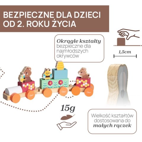 177813 POCIĄG DREWNIANY 177813 POCIĄG DREWNIANY