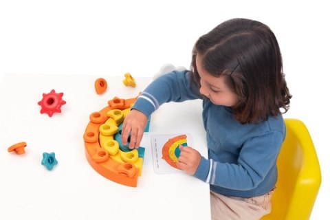 177820 KOLOROWE PINEZKI TĘCZA