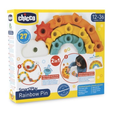 177820 KOLOROWE PINEZKI TĘCZA