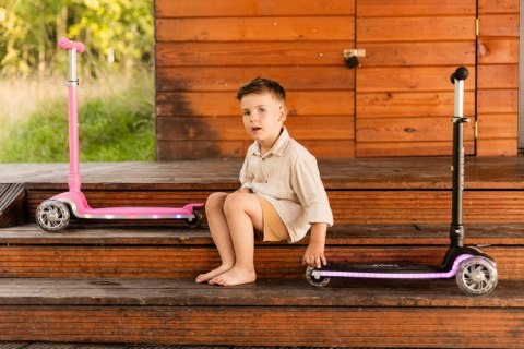 HULAJNOGA 3-KOŁOWA CARBON PINK