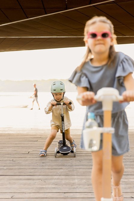 HULAJNOGA 3-KOŁOWA CARBON PINK