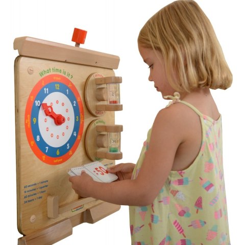 MASTERKIDZ Nauka O Czasie Czytanie Godziny - Tablica Edukacyjna MASTERKIDZ Nauka O Czasie Czytanie Godziny - Tablica Edukacyjna