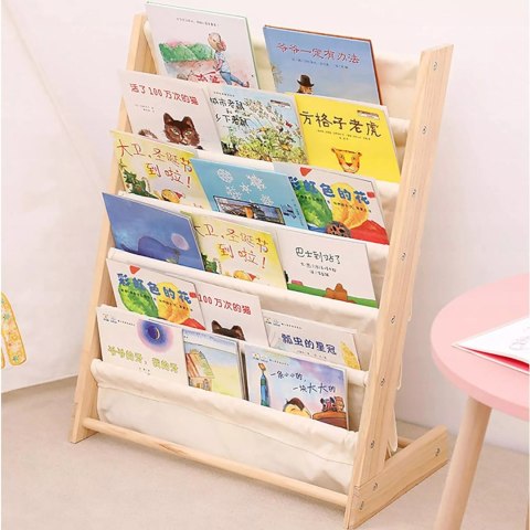 Regał na książki dla dzieci Stojak Półka Szafka Organizer Biblioteczka Regał na książki dla dzieci Stojak Półka Szafka Organizer Biblioteczka