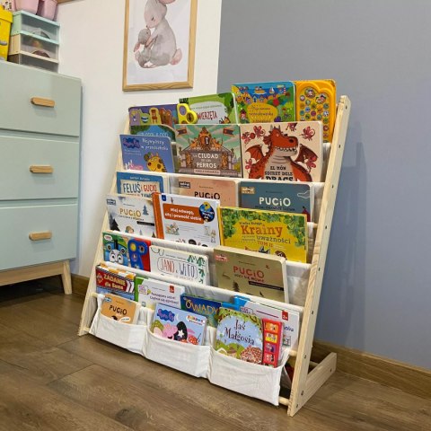 Regał na książki dla dzieci Stojak Półka Szafka Organizer Biblioteczka Regał na książki dla dzieci Stojak Półka Szafka Organizer Biblioteczka