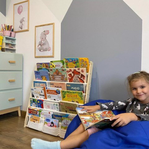 Regał na książki dla dzieci Stojak Półka Szafka Organizer Biblioteczka Regał na książki dla dzieci Stojak Półka Szafka Organizer Biblioteczka