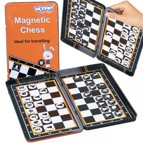 WOOPIE IQ Gra Szachy Warcaby Magnetyczne 2w1 Podróżna Kieszonkowa 5 sztuk WOOPIE IQ Gra Szachy Warcaby Magnetyczne 2w1 Podróżna Kieszonkowa 5 sztuk