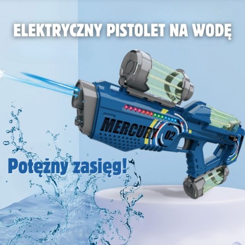 WOOPIE Pistolet na Wodę Elektryczny Automatyczny Merkury WOOPIE Pistolet na Wodę Elektryczny Automatyczny Merkury