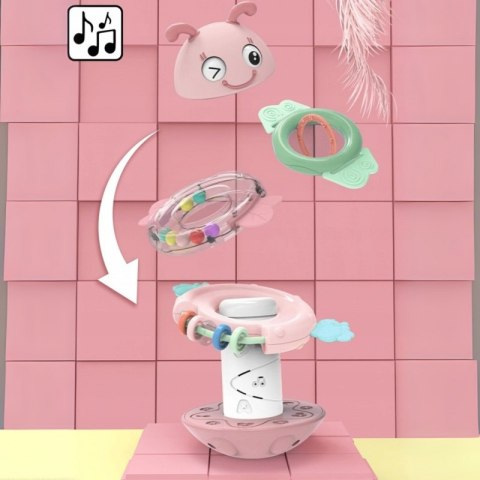 WOOPIE Wańka Wstańka Zabawka Sensoryczna 2w1 Grzechotka Gryzak Żółta WOOPIE Wańka Wstańka Zabawka Sensoryczna 2w1 Grzechotka Gryzak Żółta