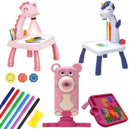 Zestaw 3 projektorów dla dziewczynki zabawka kreatywna do rysowania